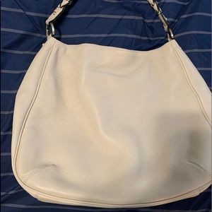 Talbots leather hobo with braided handle.